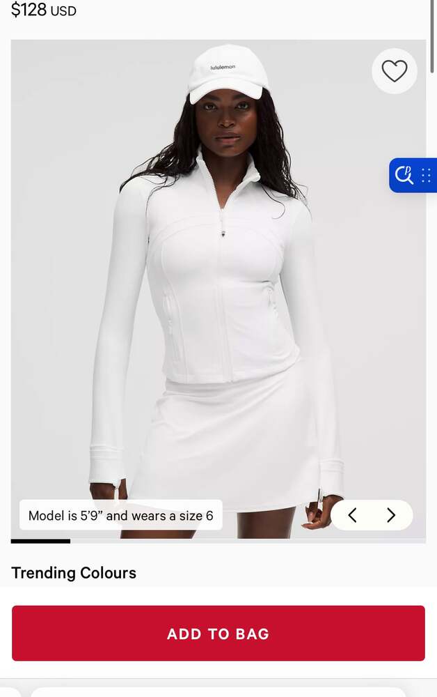 Lululemon Define Cropped Jacket